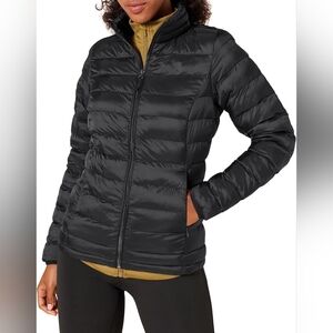 Women's Black Puffer Jacket, XS